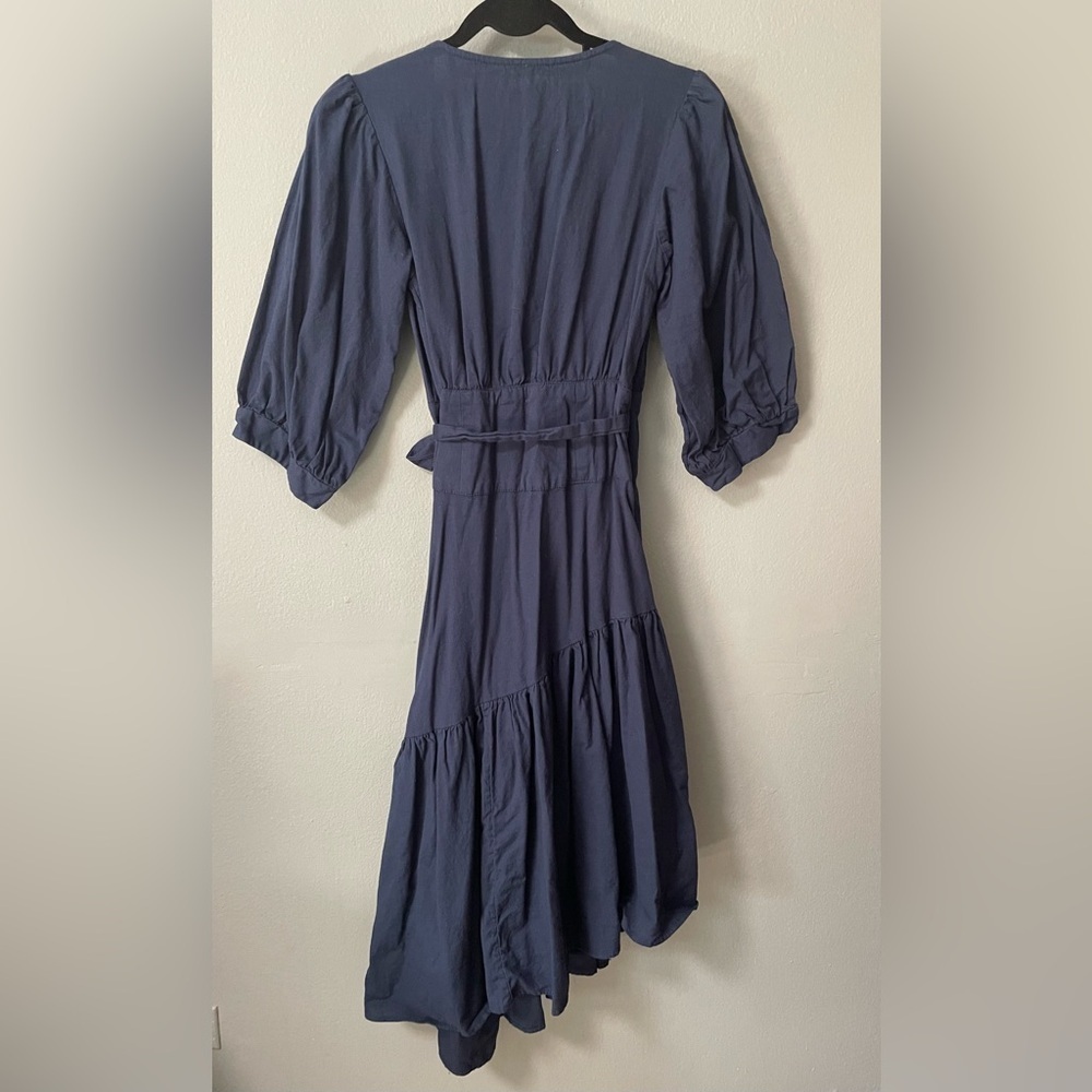 Free People Navy Midi Dress - Picture 3 of 9